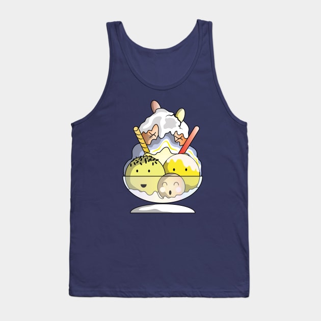 Don't Worry Eat Ice Cream Tank Top by ArticArtac